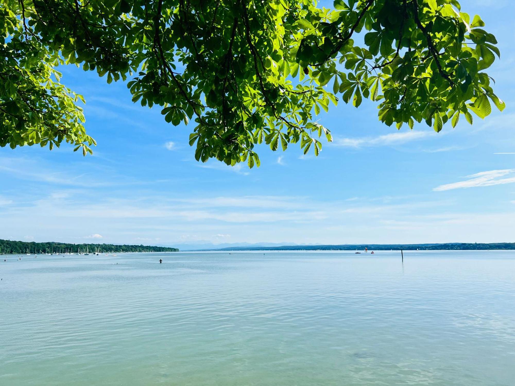 Apartamento Schlafen Im Atelier - Einzigartiges Gaestezimmer Am Ammersee Schondorf am Ammersee Exterior foto